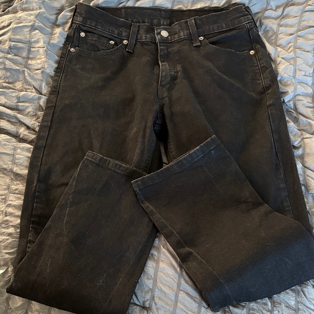 Signature by Levi Strauss Men's Dark Straight Leg Jeans